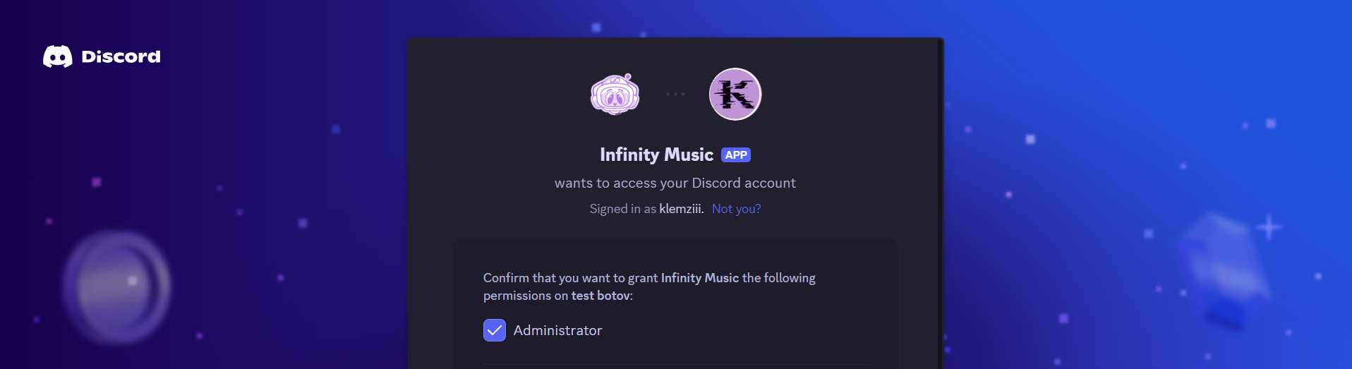 invite discord bot